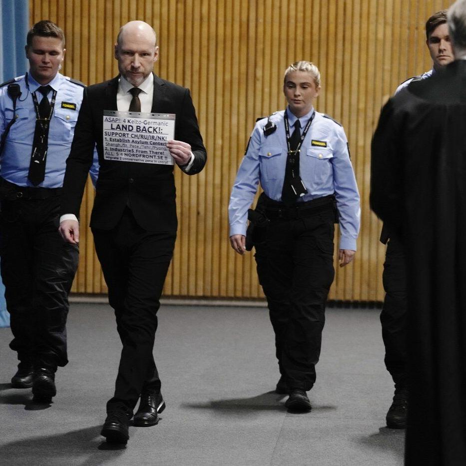 Norwegian court rejects mass killer Anders Behring Breivik's 2nd bid for parole